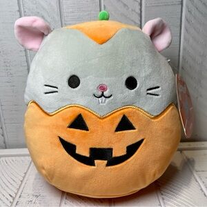 Squishmallows Halloween 2023 8" Milto the Mouse in Pumpkin Plush NWT